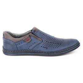 Polbut Férfi brogues 401 nyári sötétkék 1