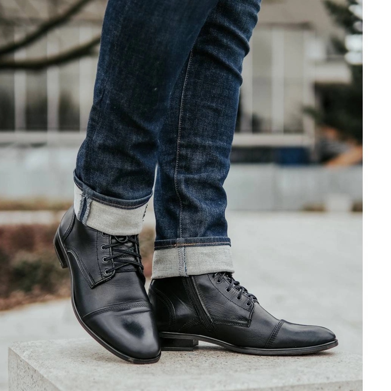 KENT Téli Chelsea csizma 287D Fekete 1