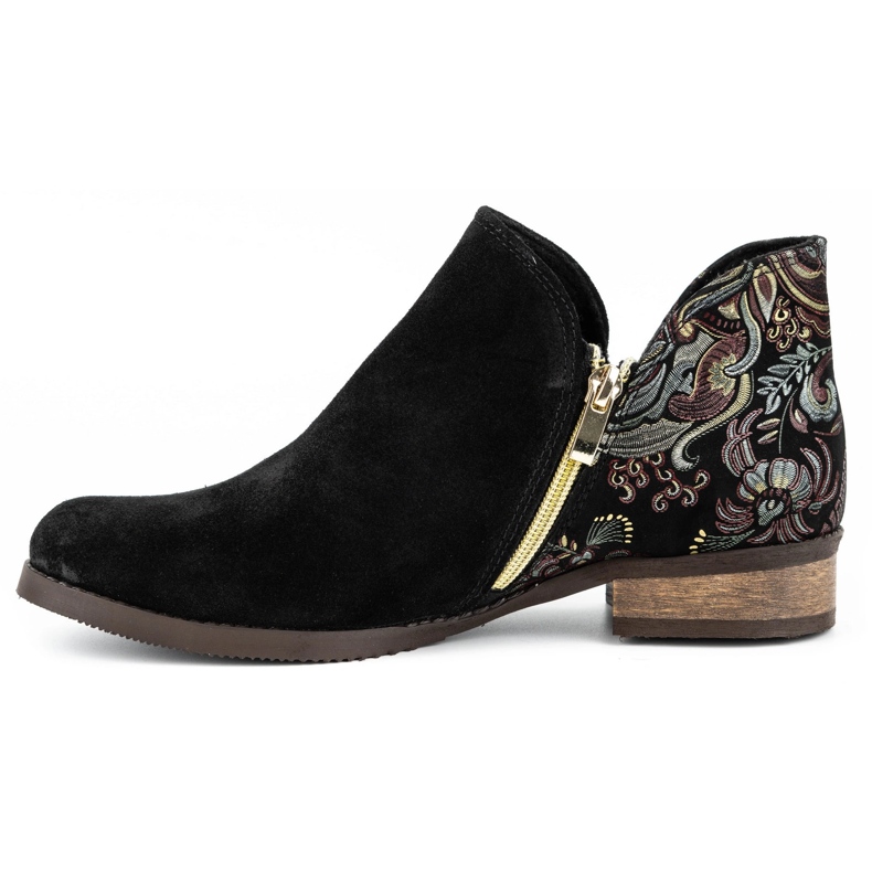 Olivier Kényelmes női Silvia fekete csizma 1