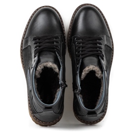 Mario Pala 865MP fekete férfi téli csizma 1