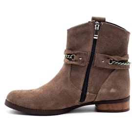 Olivier Női szigetelt csizma lánccal Luna bézs 1 Olivier Női szigetelt csizma lánccal Luna bézs 1