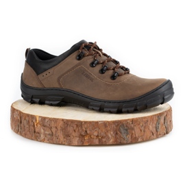 Kampol Férfi túracipő 36 olajbogyó zöld 1