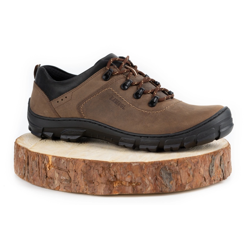 Kampol Férfi túracipő 36 olajbogyó zöld 1