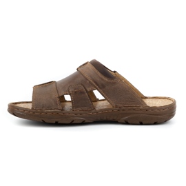 Polbut Férfi papucs 358 barna 1