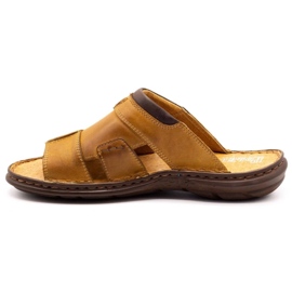 Polbut Férfi papucs 358 piros narancs 1