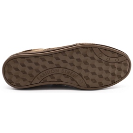 Olivier bőr férfi cipő 236GT barna 1