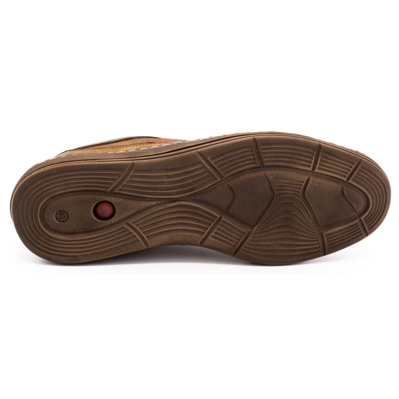 Olivier Férfi bőr alkalmi cipő 238GT barna 1