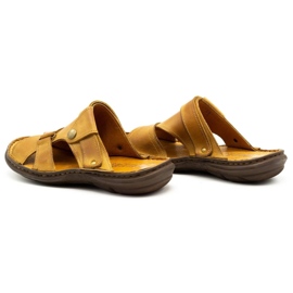 Polbut Férfi papucs 024 piros narancs 1