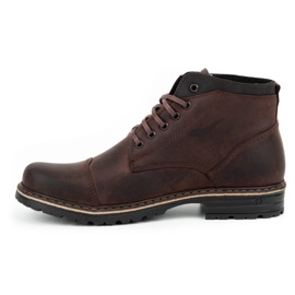 Polbut Férfi téli cipő C15F sötétbarna 2