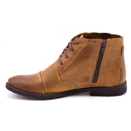 Olivier Téli férfi csizma 315MP piros csizma barna 1