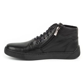 Kampol Férfi hőszigetelt bőrcsizma 120KAM fekete 1