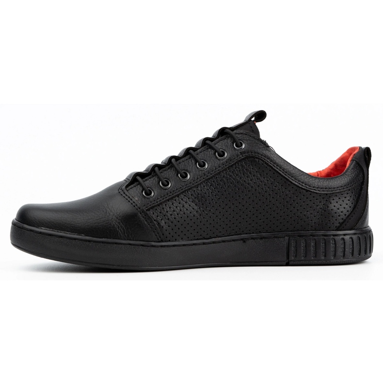 Polbut Férfi alkalmi bőrcipő 2121P/2 fekete 1