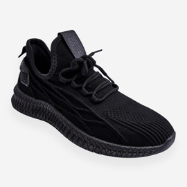 Férfi felbújós tornacipő Big Star LL174336 fekete 1