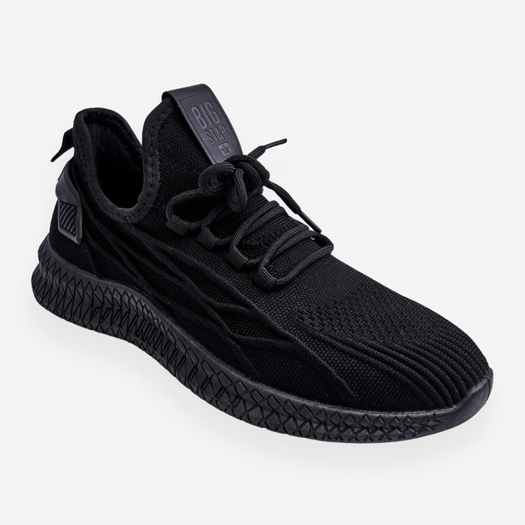 Férfi felbújós tornacipő Big Star LL174336 fekete 1