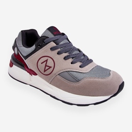 Mckeylor Férfi fűzős sportcipő Szürke és Fekete Stephen 1