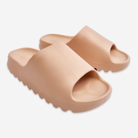 PS1 Divatos Platform Papucs Bézs Estella 1