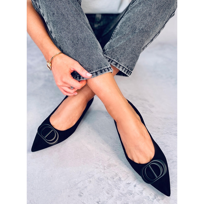 Arte Black balerinák mandulás lábujjakkal fekete 2 Arte Black balerinák mandulás lábujjakkal fekete 2