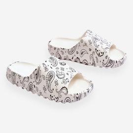 PS1 Divatos női papucs masszív platformon, fehér Lorette 1 PS1 Divatos női papucs masszív platformon, fehér Lorette 1