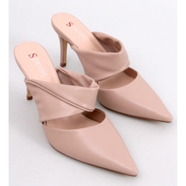 Charisse Khaki tűsarkú szandál bézs 1