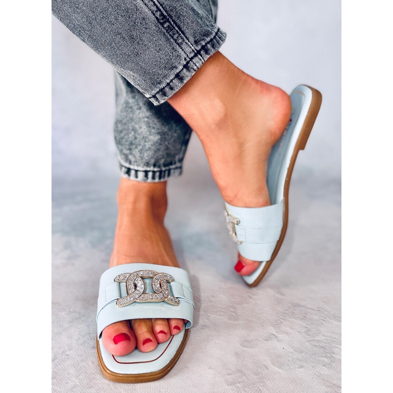 BM Mille Blue cirkónia csúszdák kék 1