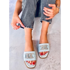 BM Mille Blue cirkónia csúszdák kék 2