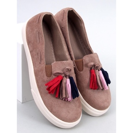 Salma Khaki rojtos tavaszi tornacipő bézs 1