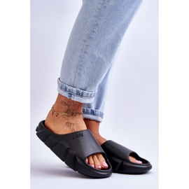 Női könnyű hab Big Star papucs LL274594 fekete 1