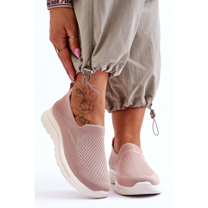 Női Adiora Pink Slip-On Textil tornacipő rózsaszín 1