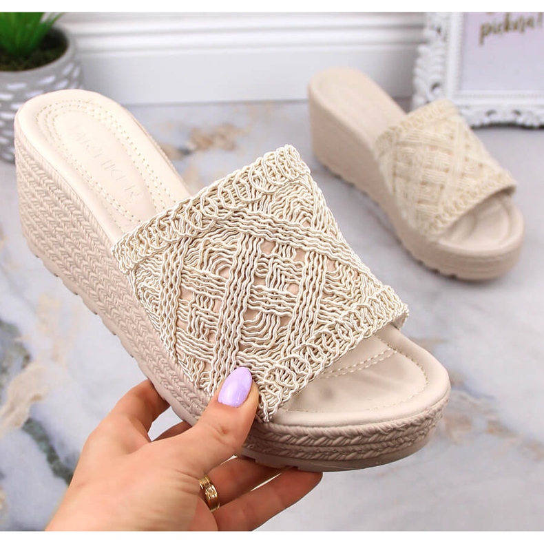 Női ékszandál bézs Artiker 52C1289 1