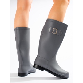 Matt Galoshes Csattal szürke 1