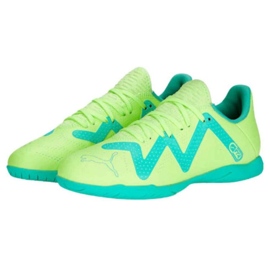 Puma Future Play It Jr 107204 03 futballcipő zöld zöld 1