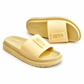 Női papucs Big Star JJ274A305 sárga 3