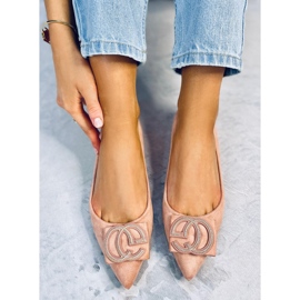 BM Balerinák mandula rózsaszín orr FM3107A Rózsaszín 2
