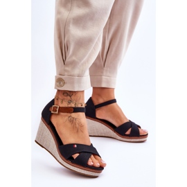 Női ékszandál Fekete Veenus 2