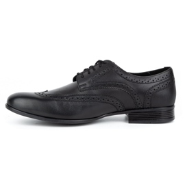 Olivier Hivatalos cipő Black brogues fekete 1