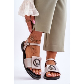 Női klasszikus szandál S.Barski KV-2775-45 Nude bézs 1