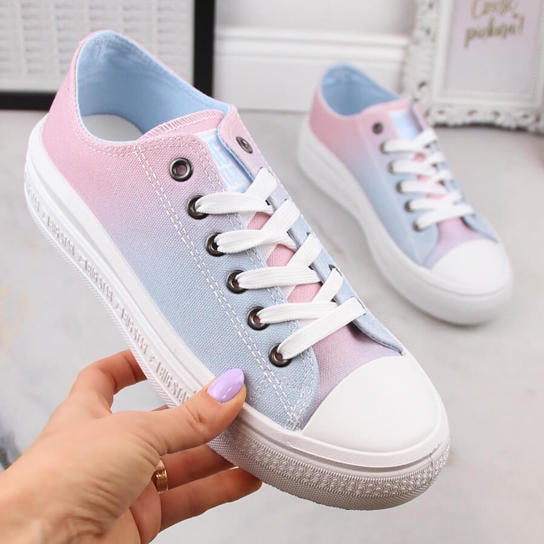 Női tornacipő többszínű Big Star LL274A187 platformon sokszínű 1