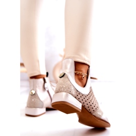 Bőr csizma Maciejka 05541-25 Világos bézs 4