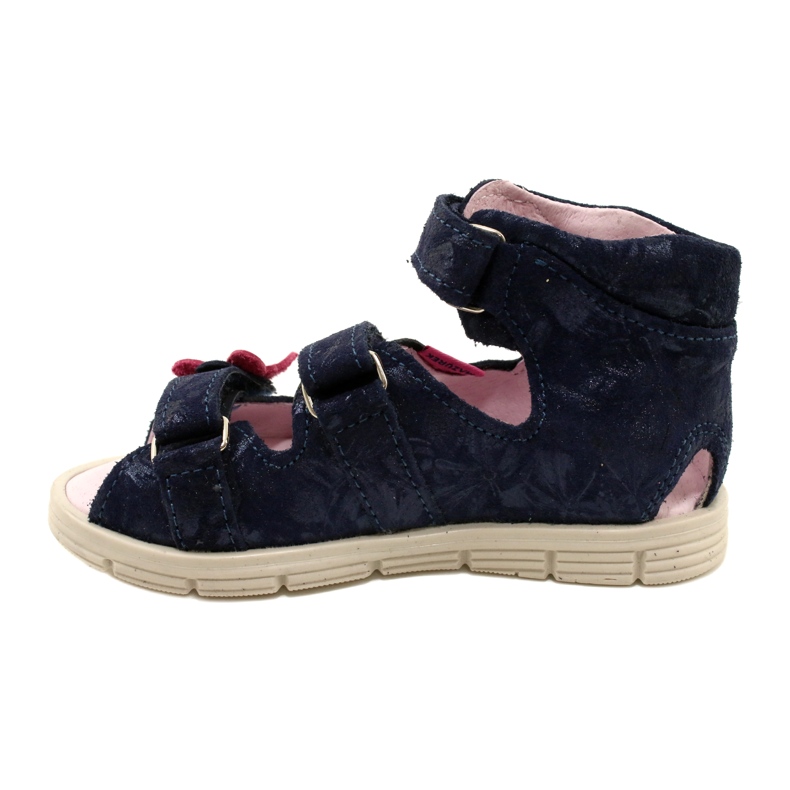 Magas megelőző szandál Mazurek 1291 Butterflies kék 2