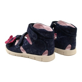 Magas megelőző szandál Mazurek 1291 Butterflies kék 5