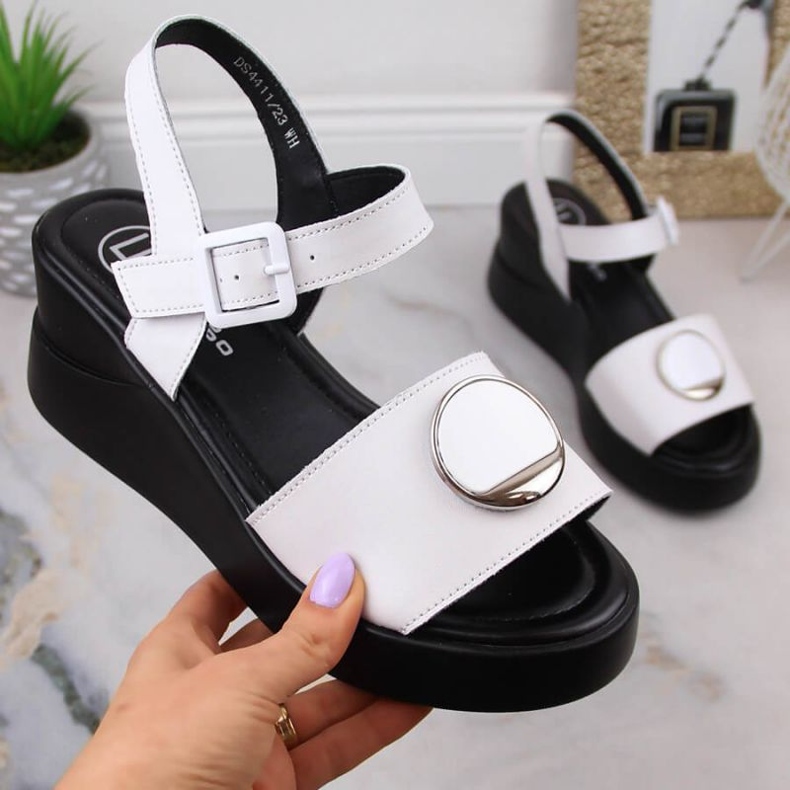 Filippo bőr ékszandál W DS4411 fehér 1