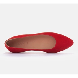 Marco Shoes Könnyű balerinák piros 3