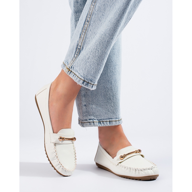 Fehér klasszikus Shelovet női naplopók 2