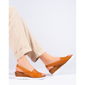 W. Potocki Női ékszandál barna Potocki 1