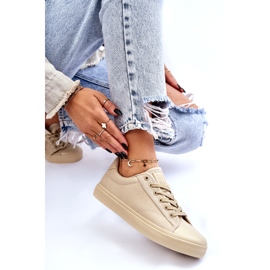 Klasszikus alacsony tornacipő Big Star LL274094 bézs 9