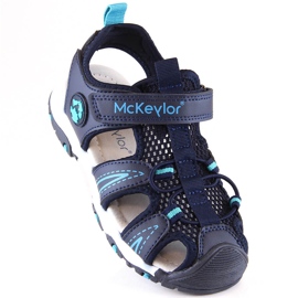 McKeylor 47702 sötétkék tépőzáras szandál fiúknak 1
