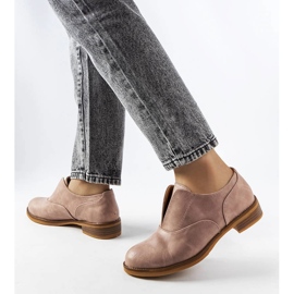 Bézs brogues LS5379 Taupe 1