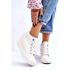 Hidden Wedge High Sneakers Big Star LL274035 fehér 1
