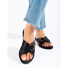 Női fekete Shelovet papucs 1