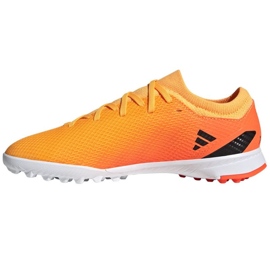 Adidas X Speedportal.3 Tf Jr GZ2467 futballcipő narancssárga narancs és vörös 1